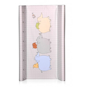 Pevná dvojhranná prebaľovacia podložka LORELLI 80x50cm, sivá